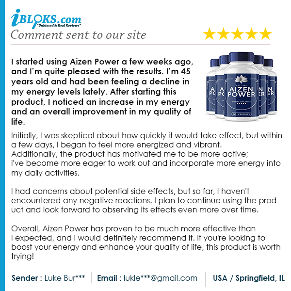 Customer reviews of Aizen Power